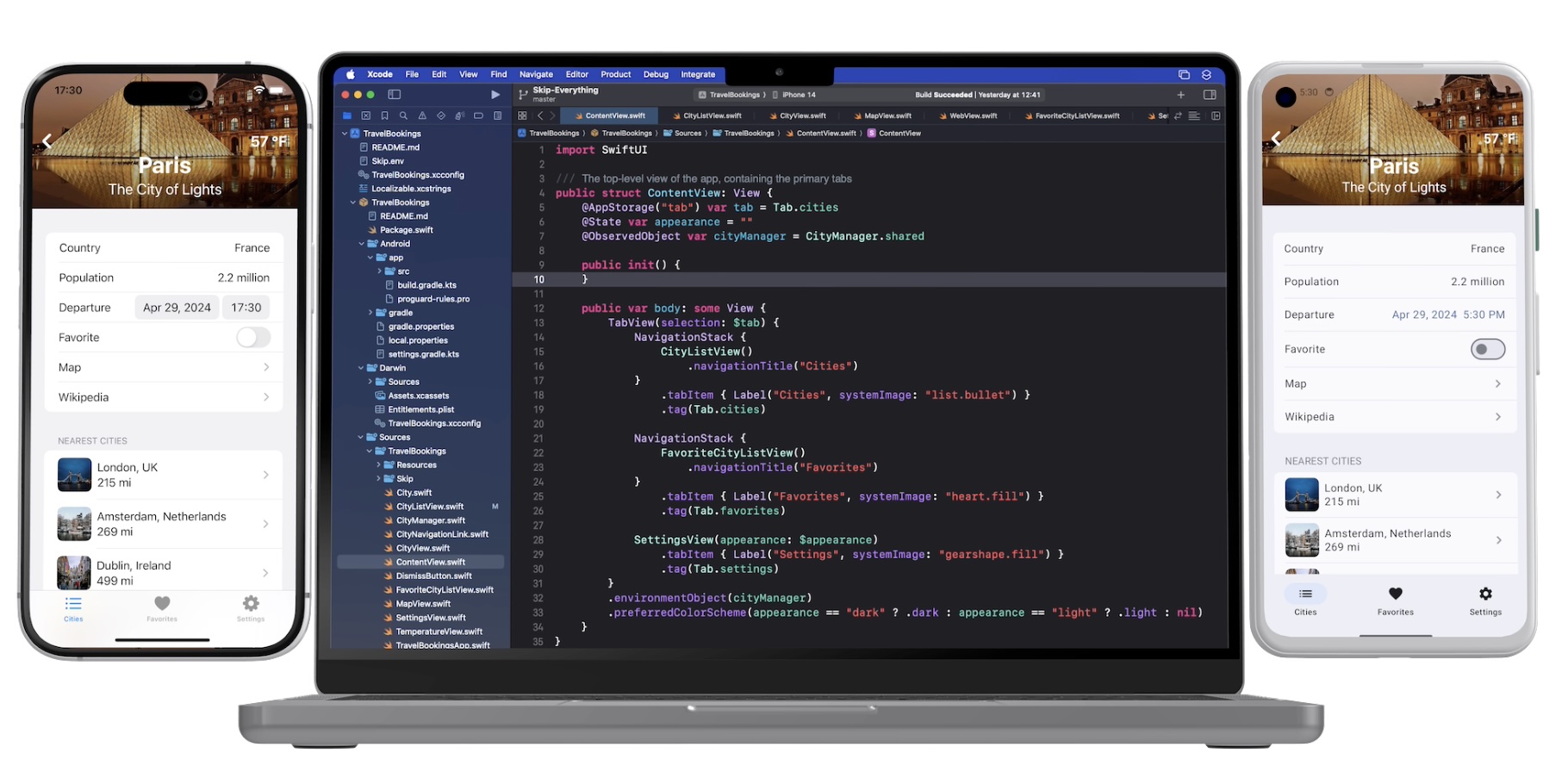 Cross-platform development in Xcode